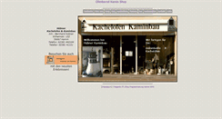 Desktop Screenshot of huebner-kaminbau.de