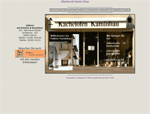 Tablet Screenshot of huebner-kaminbau.de